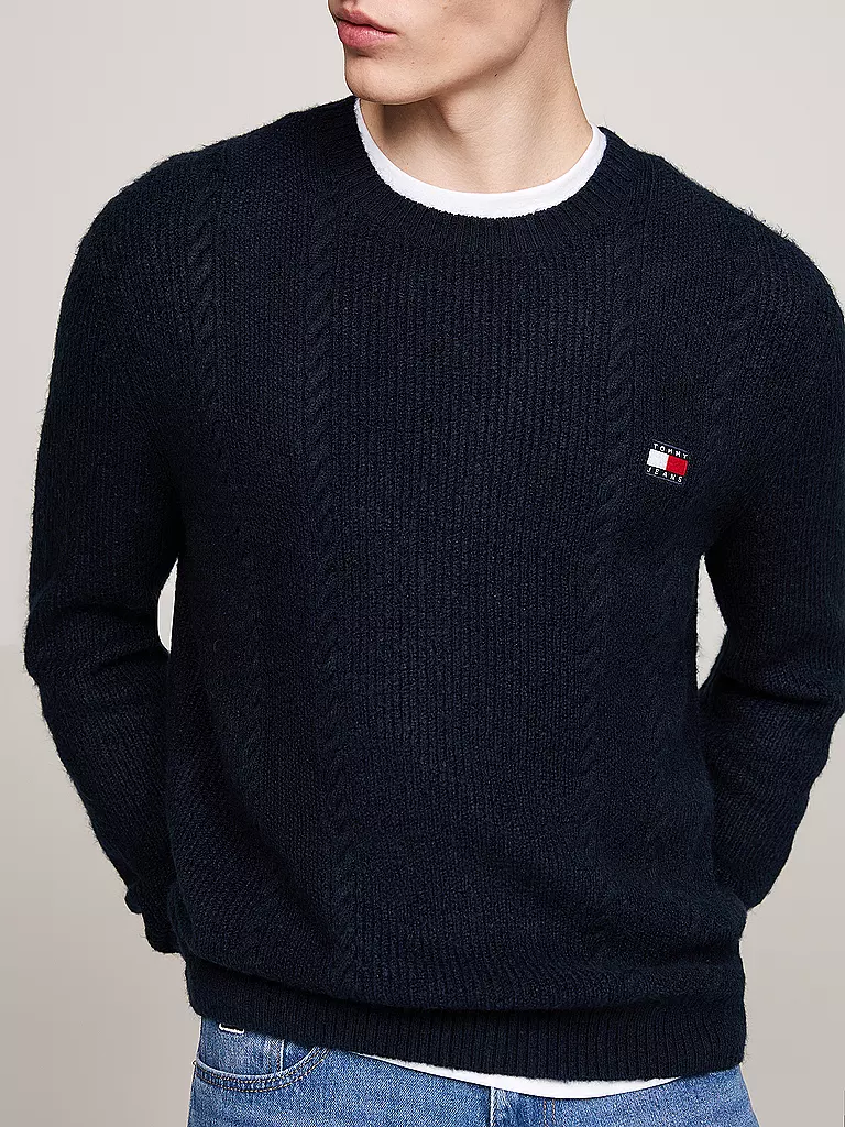 TOMMY JEANS Pullover dunkelblau