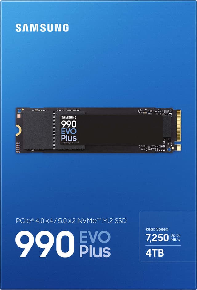 Samsung 990 EVO Plus intern SSD (4TB)