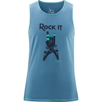 Red Chili Gamba Tank Top Bluegrey Herren
