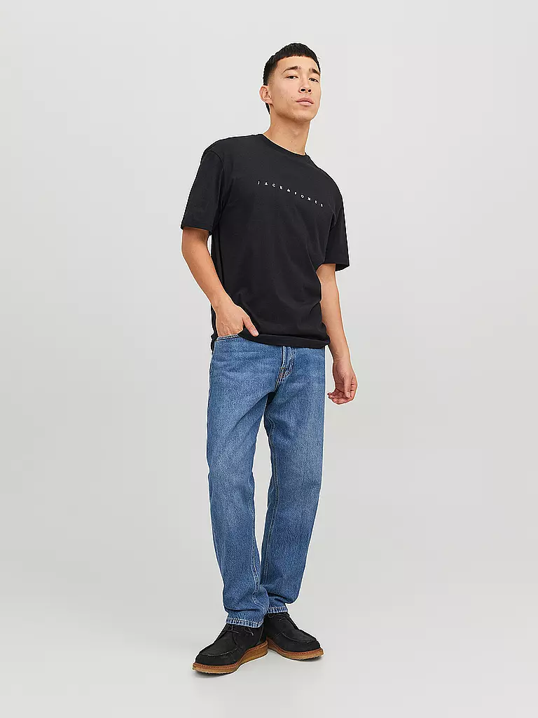 JACK & JONES T-Shirt JJESTAR schwarz