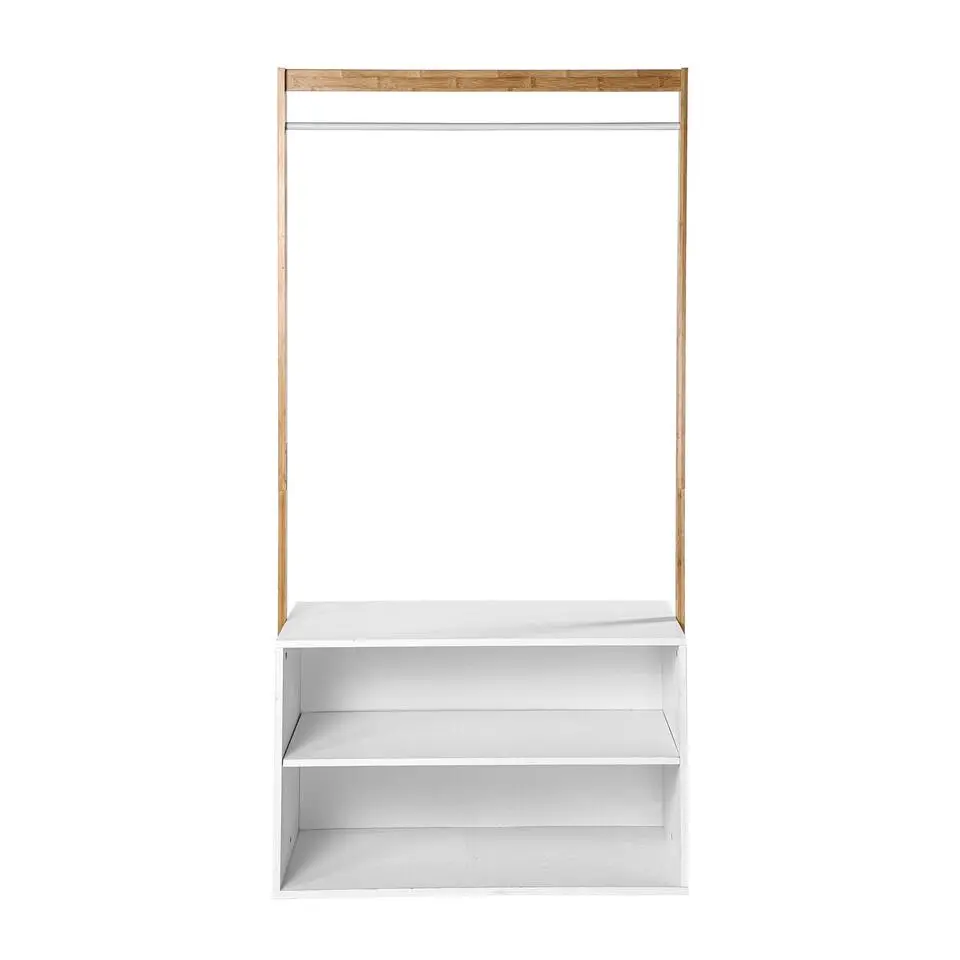 CALICOSY - Kledingkast - Wit - 171x90x40 cm