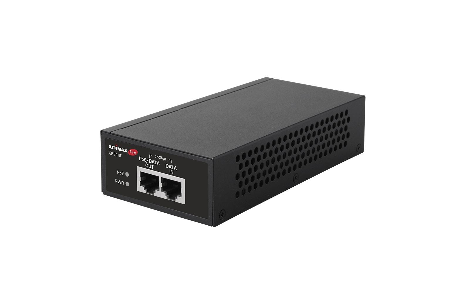 PoE+ Injector GP-201IT 30 WattIEEE 802.3at 2.5 Gigabit 30W PoE+ Injektor