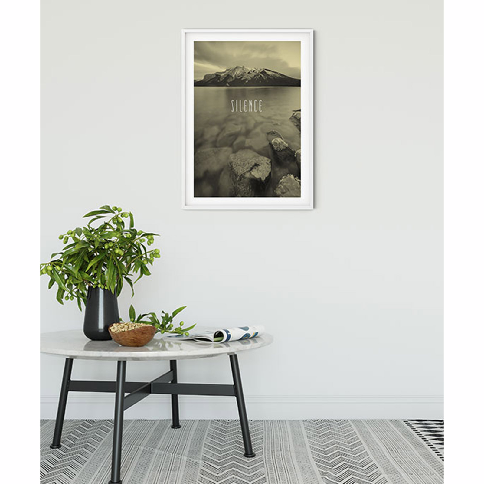 Wandbild SILENCE - 50x70 cm