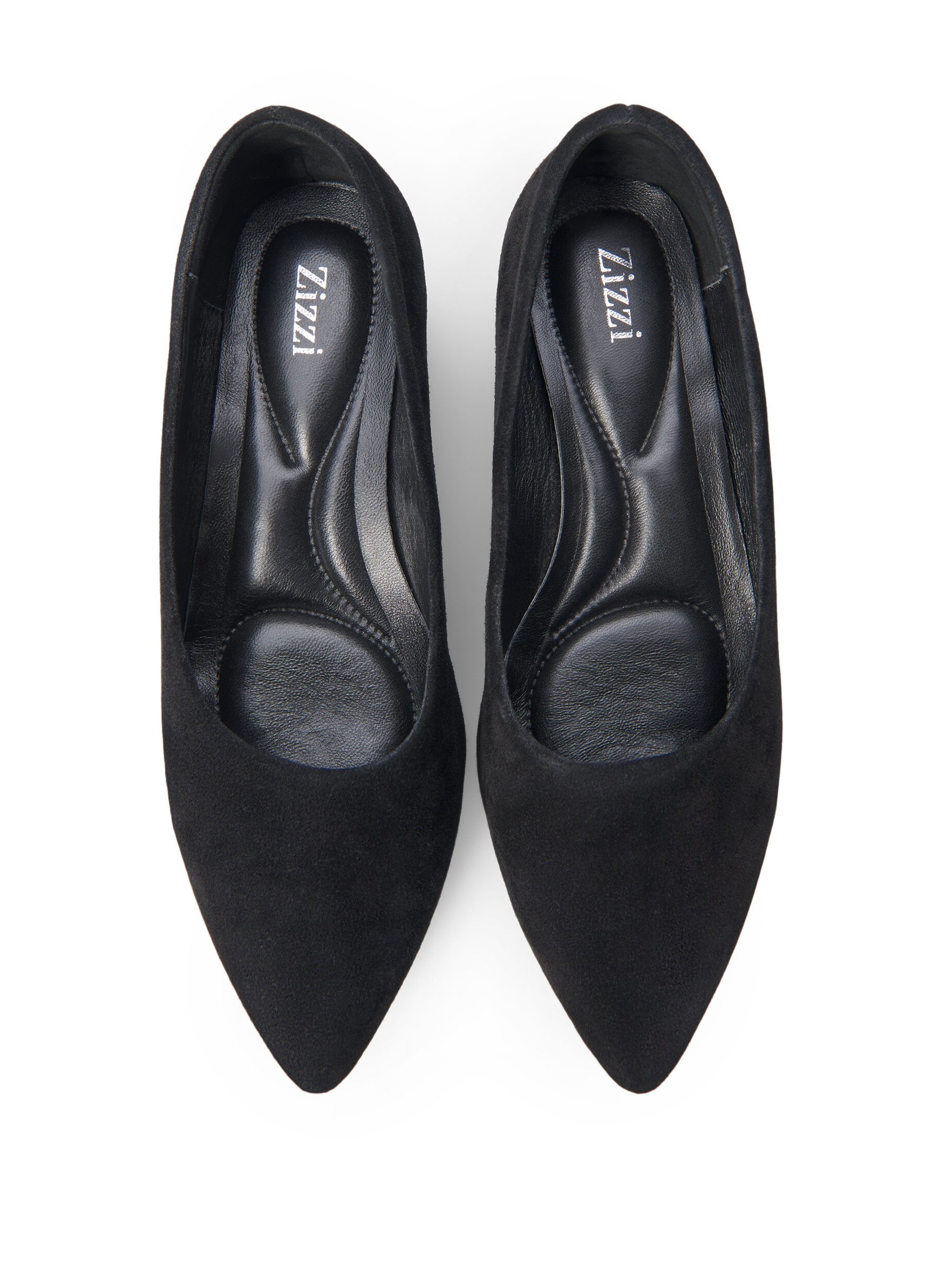 Wide fit - Pump i ruskind
