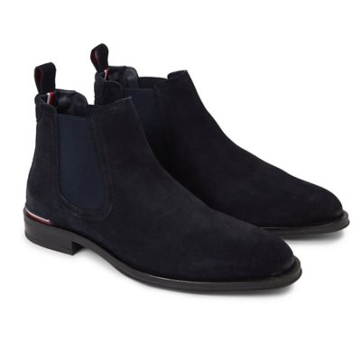 Boots homme Core Rwb Hilfiger Suede Chelsea TOMMY HILFIGER
