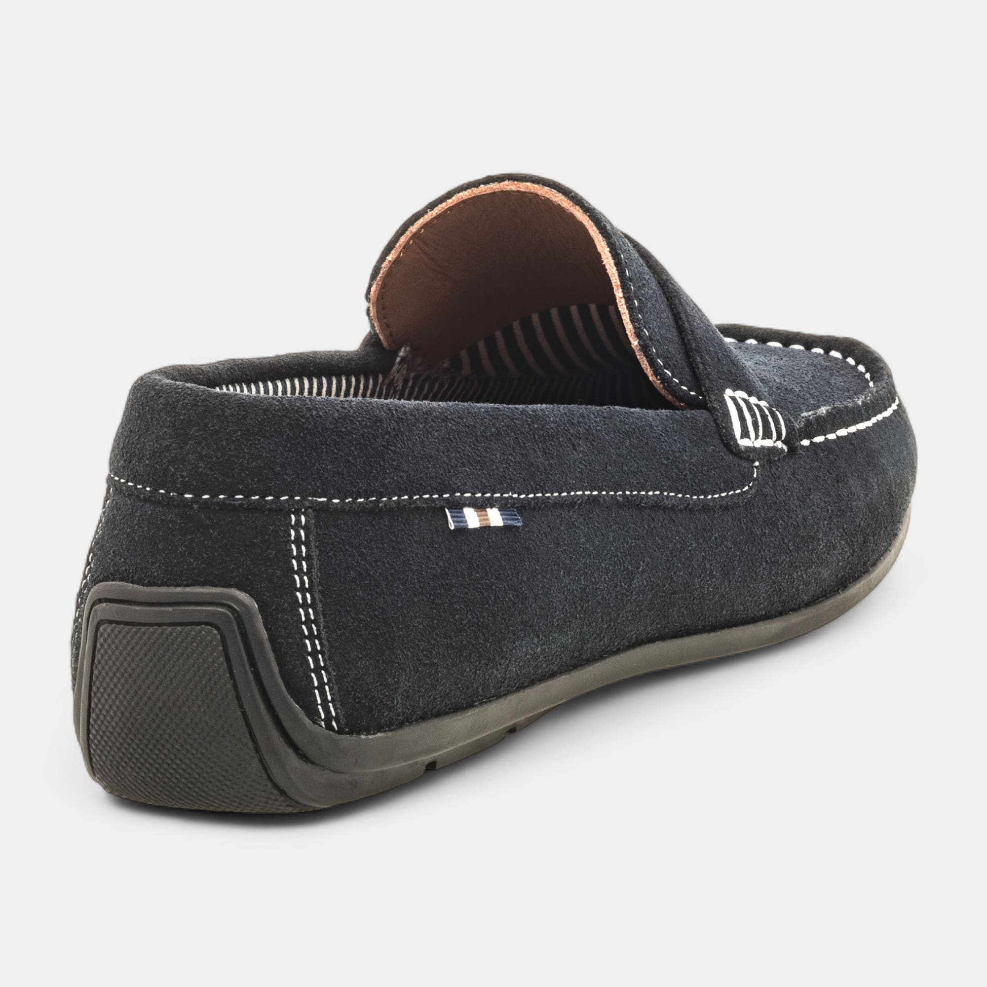 Mocassins Homme en cuir bleu marine