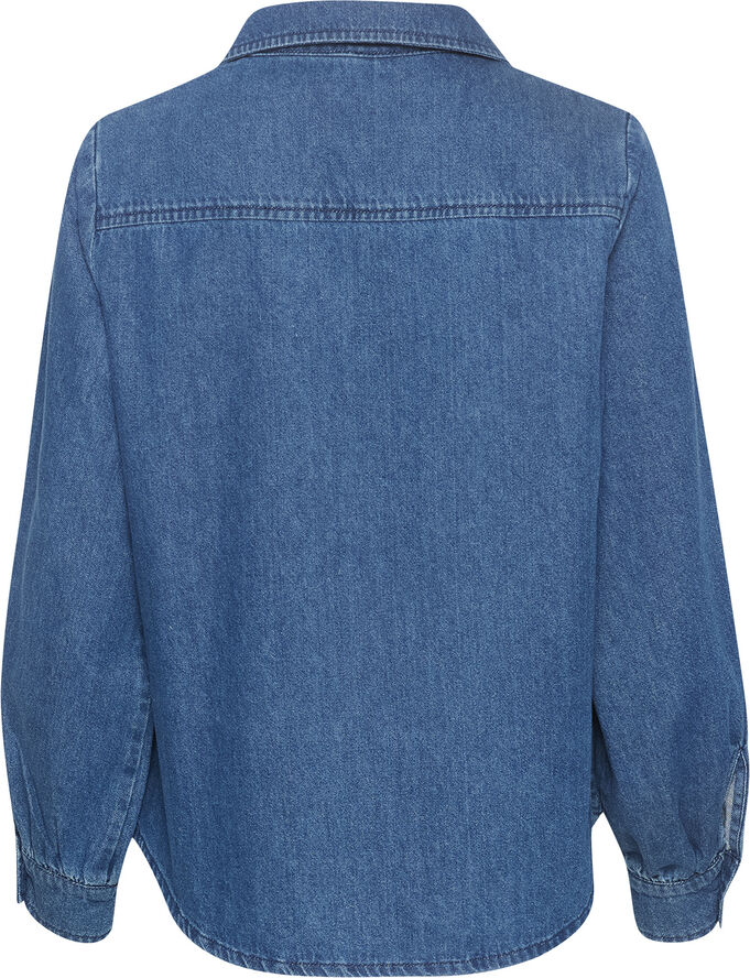 Cream CRGerta Denim Shirt Alaska mid blue denim