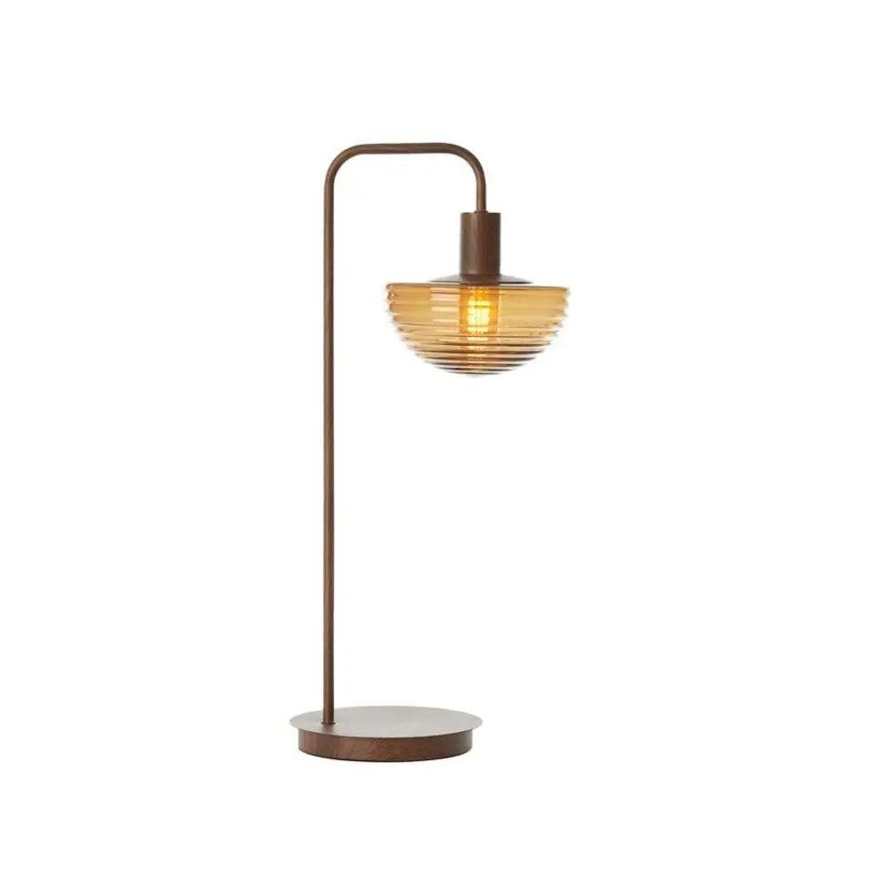 Tafellamp Baylie - Donkerbruin - 30x20x61cm