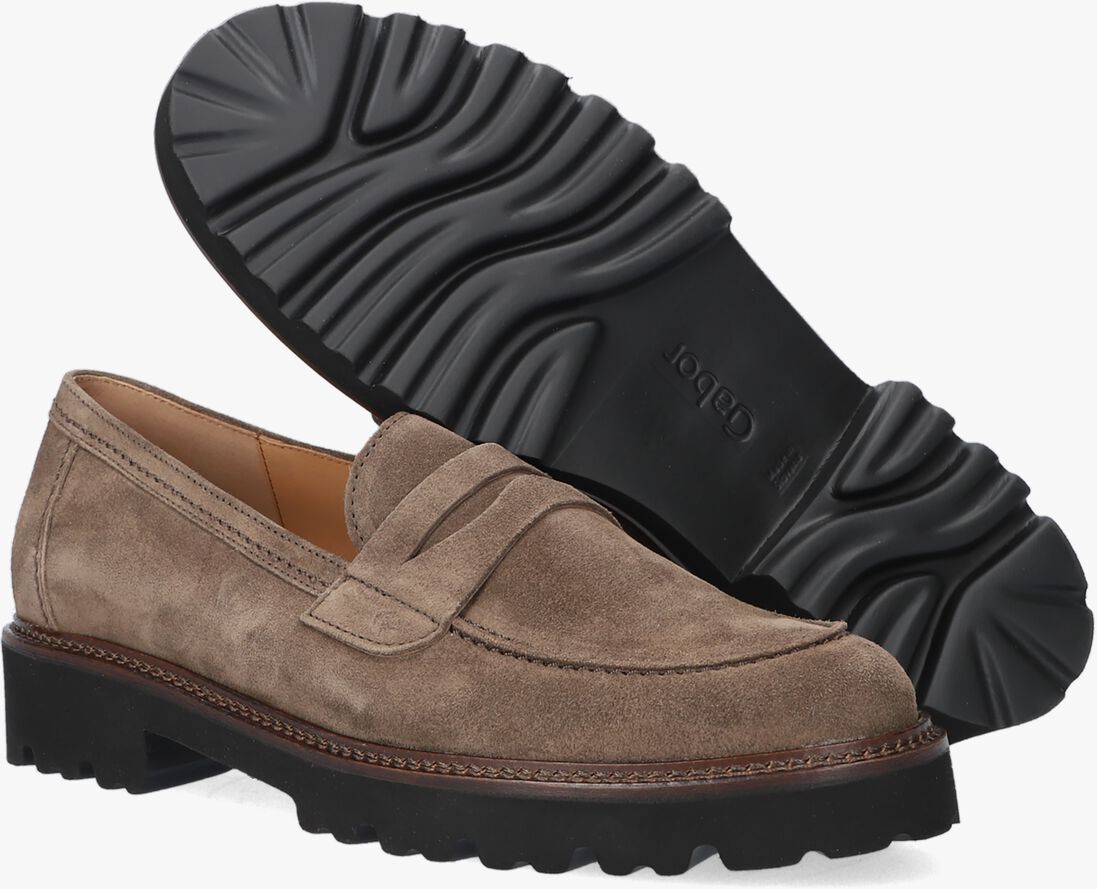 GABOR taupe gabor loafers 203