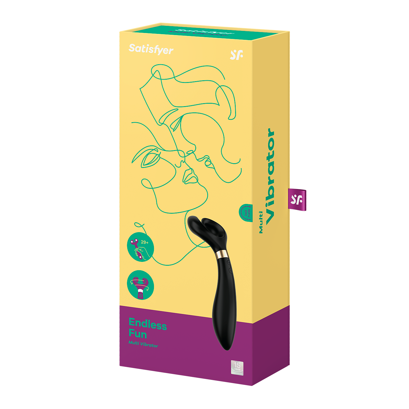 Endless Fun Paar Vibrator (4061504001029) - Schwarz