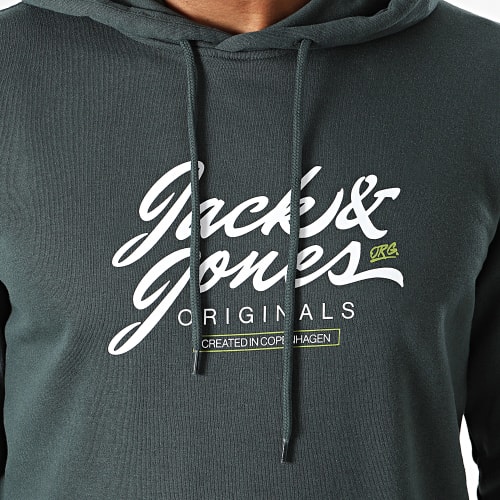 Sweat Capuche Symbol Vert Foncé