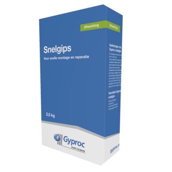 Gyproc snelgips gipsplaatvuller wit 2,5 kg