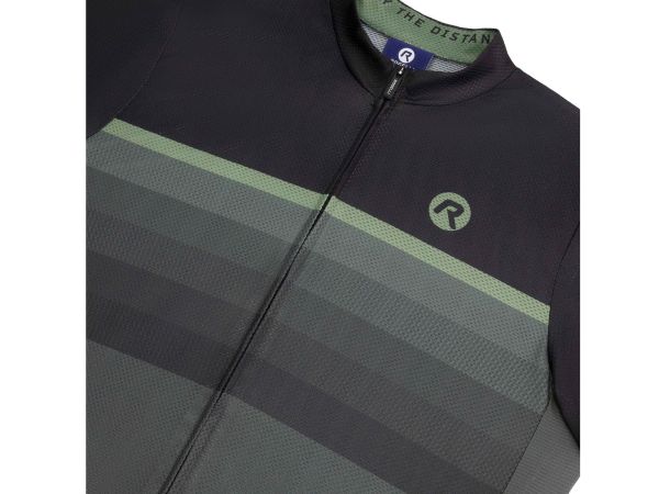 Rogelli Hero 2 Cykeltrøje, Black/Green