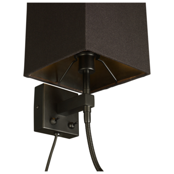 Karwei wandlamp Leo zwart
