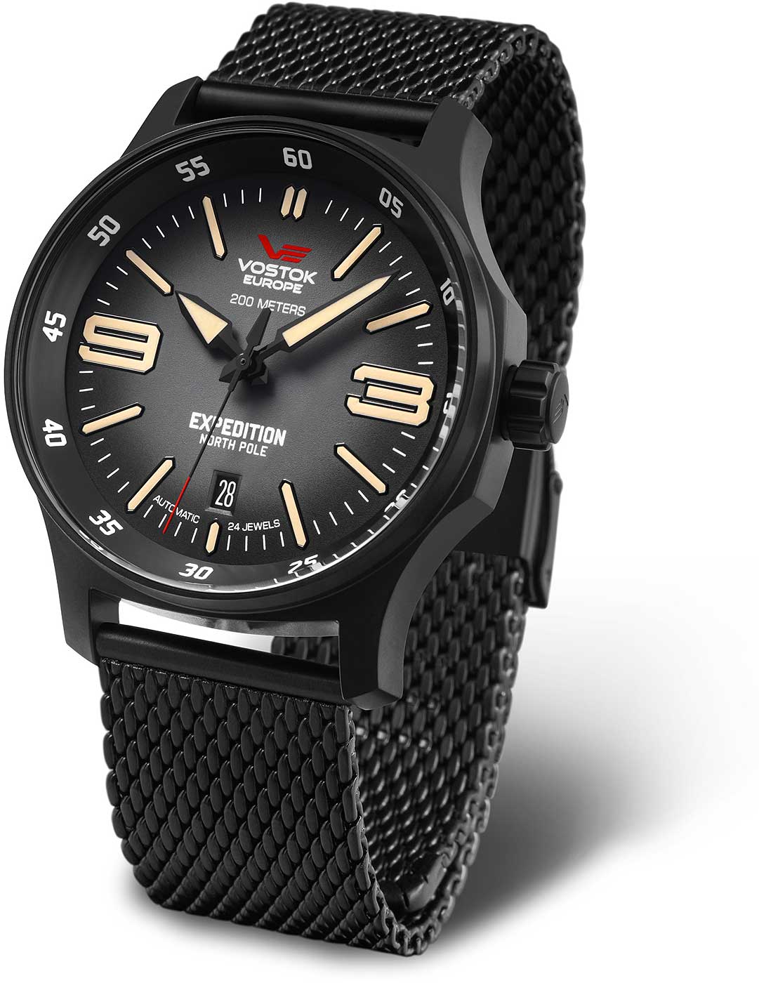 Vostok Europe Herrenarmbanduhr YN55-592C554 B - 43 mm