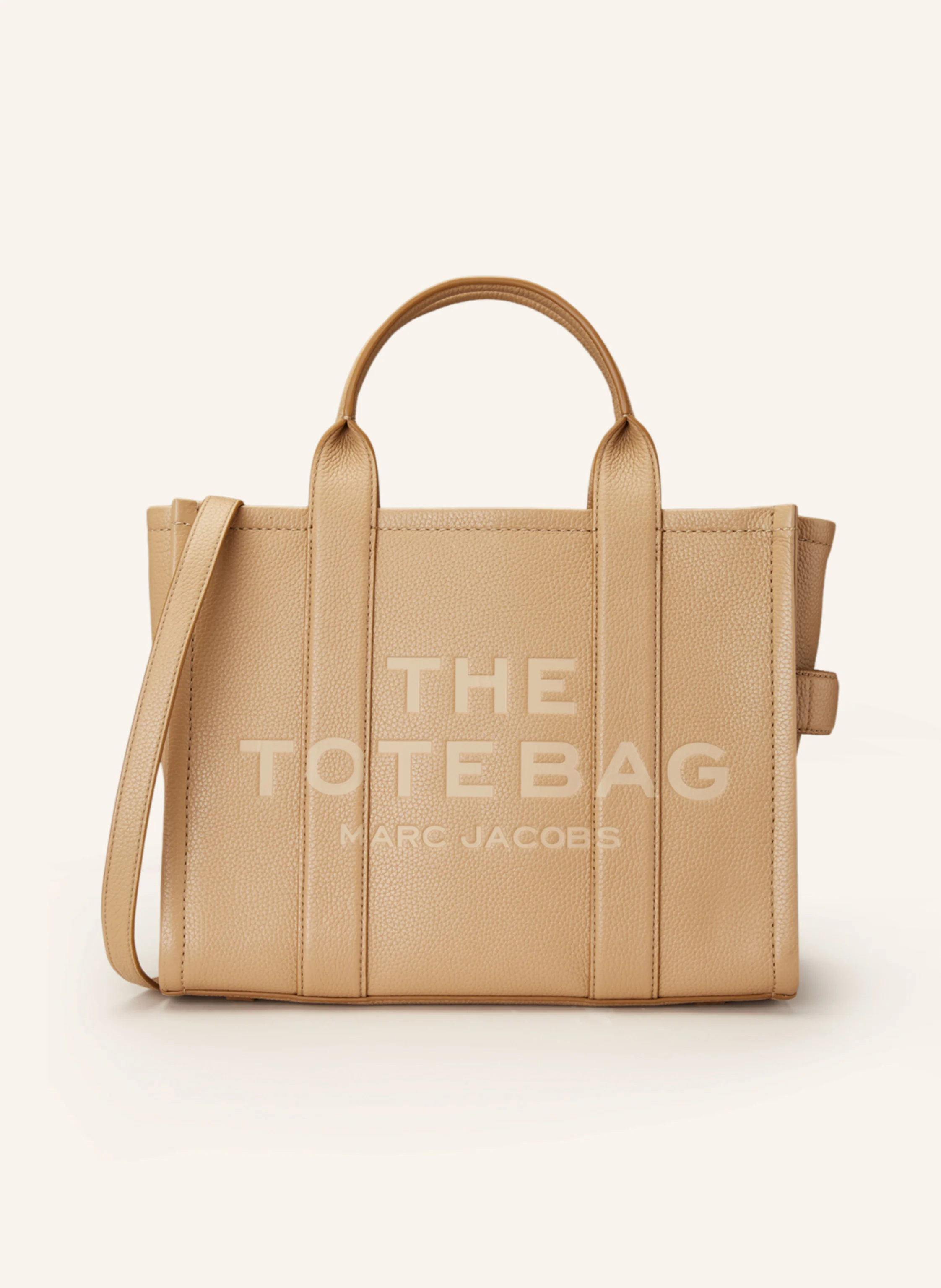 MARC JACOBS Shopper THE MEDIUM TOTE BAG LEATHER
