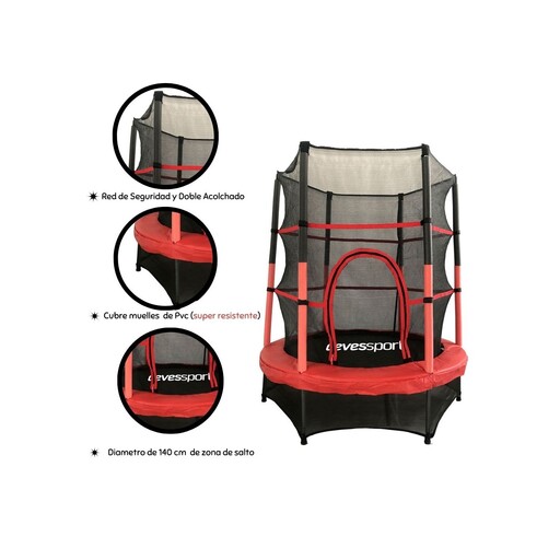 Cama Elástica Combo Vermelho