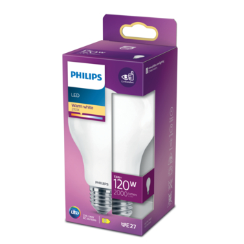 Philips LED peer E27 120W mat niet dimbaar