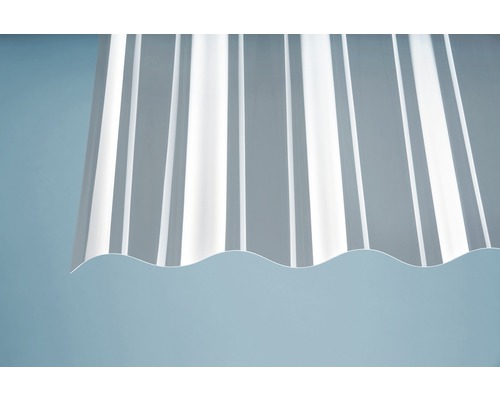 PVC golfplaat Sinus 130/30 helder 1250 mm x 1000 mm x 1,1 mm