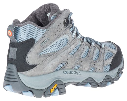 Chaussures de Randonnée Merrell Moab 3 Mid Gore-Tex Gris/Bleu Femme