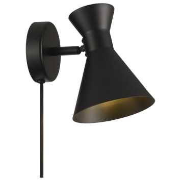 KARWEI wandspot Frieda E14 zwart