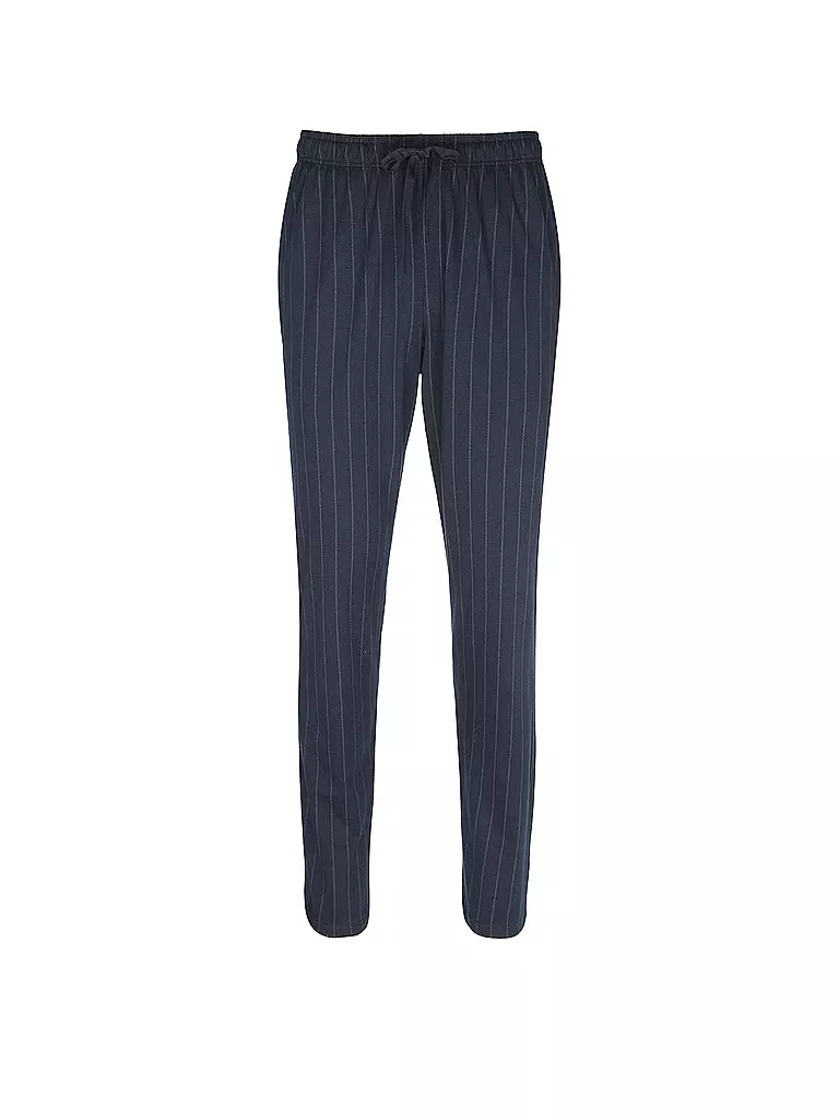 SCHIESSER Pyjama Hose  blau