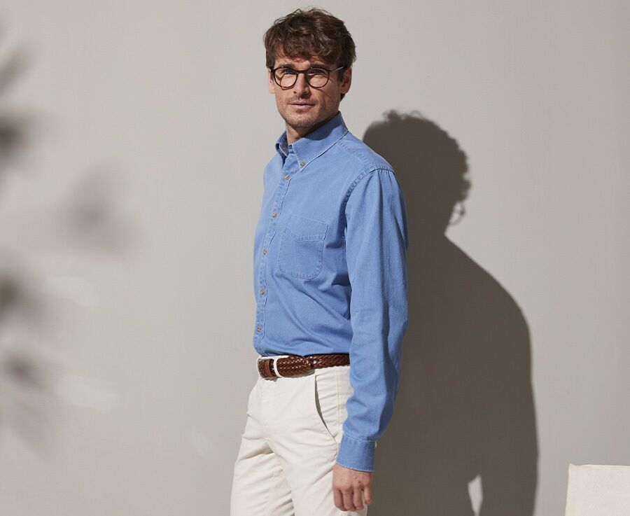 Chemise en jean Denim clair - CHESTON
