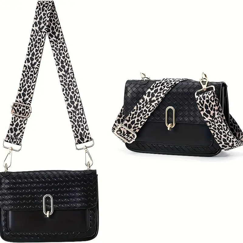 (62-120cm) Ersatz Schultergurt Handtaschen Riemen - Leopard