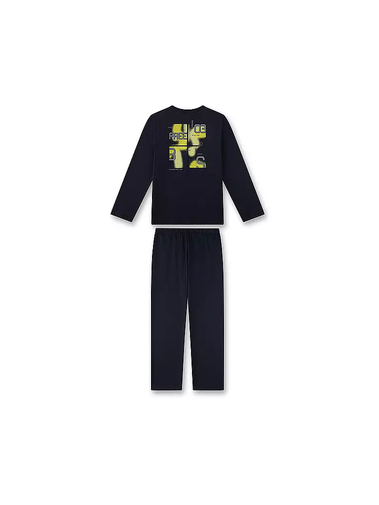 SANETTA Jungen Pyjama dunkelblau