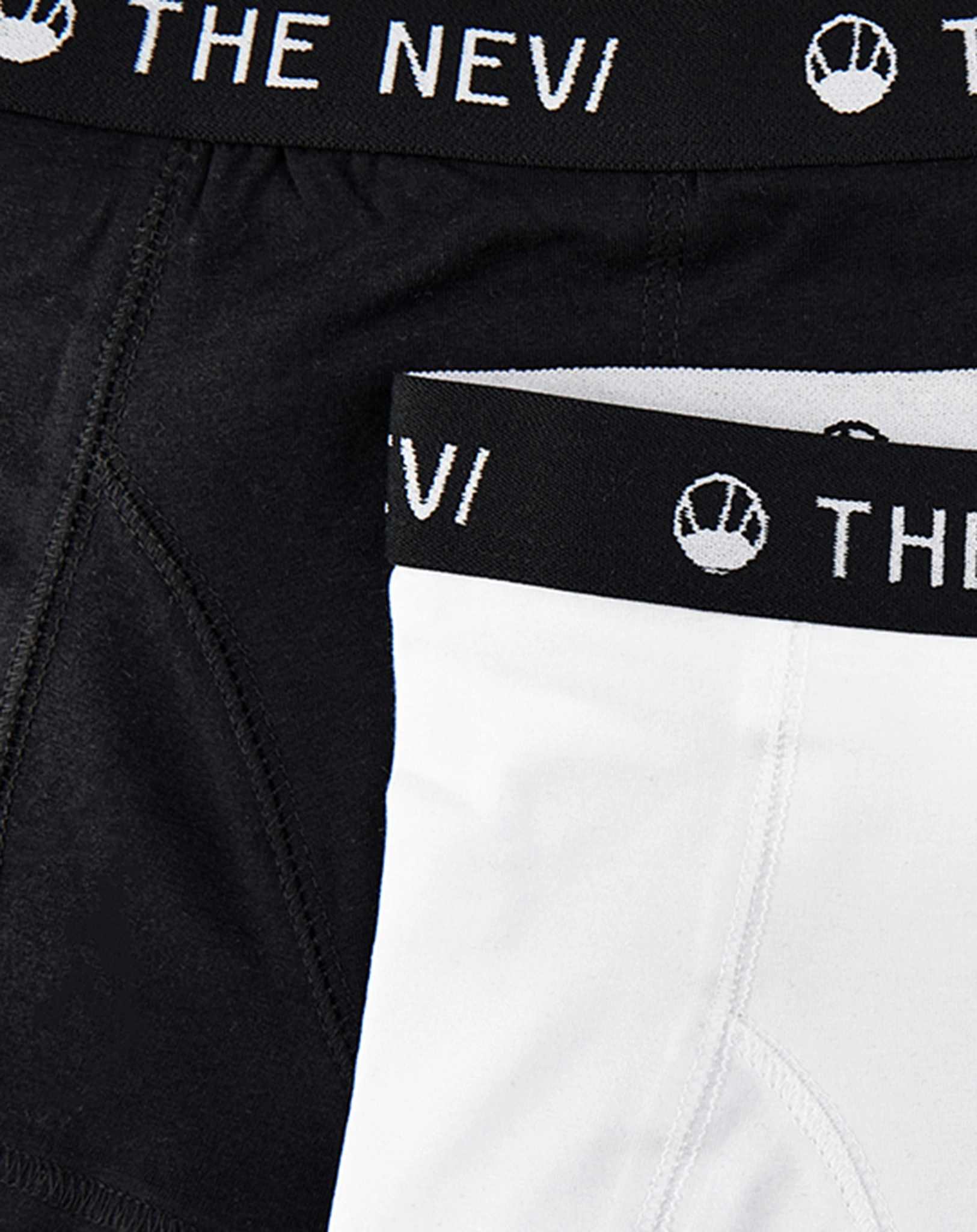 Boxershorts BASIC 2er Pack in black/white