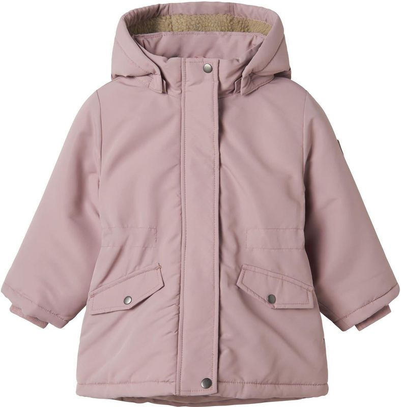 NAME IT - Parka Jas - Waterdicht - Kinderen - Lange Mouwen - Teddy Voering