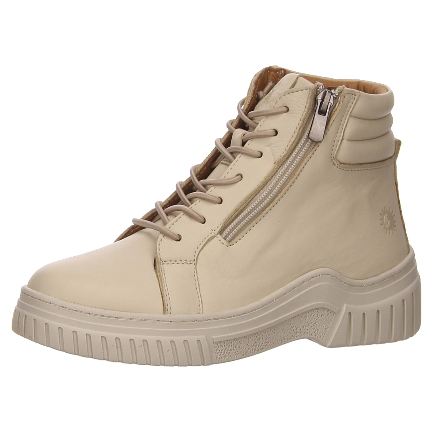 2 Go Schnürstiefel beige beige