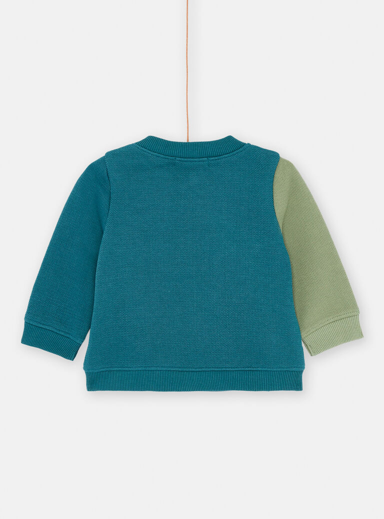 Gilet molleton bicolor bébé garçon