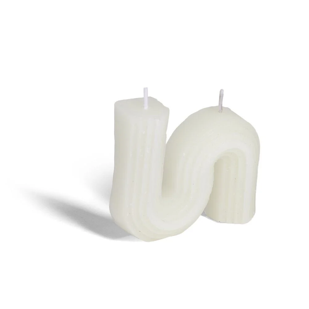 Bougie forme géométrique 9x2xH8cm