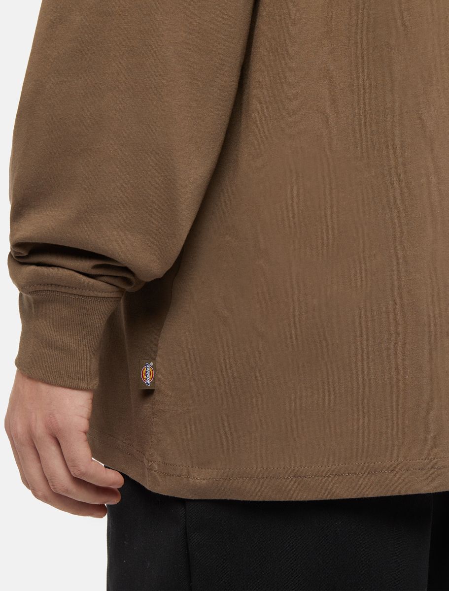 Dickies Luray Pocket Tee LS Mushroom