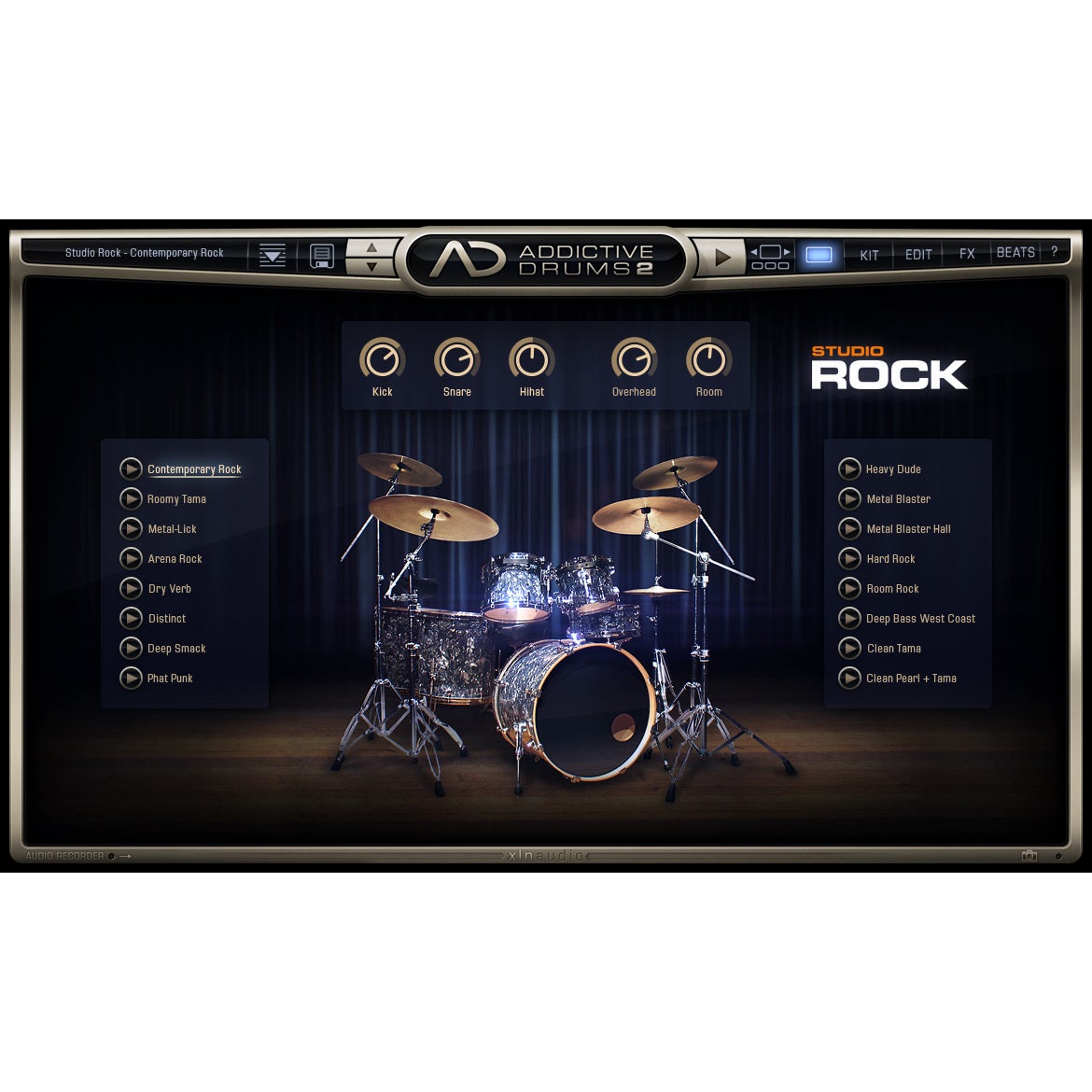 XLN Audio Addictive Drums 2 Rock & Metal Edition (download)