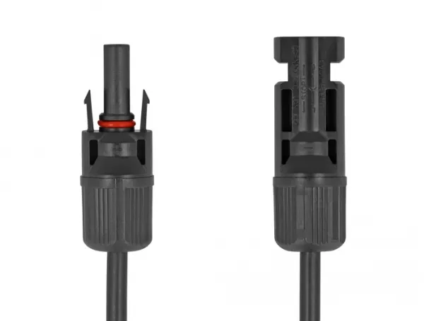 Delock DL4 Solar Cable Plug to Socket 5 m sort