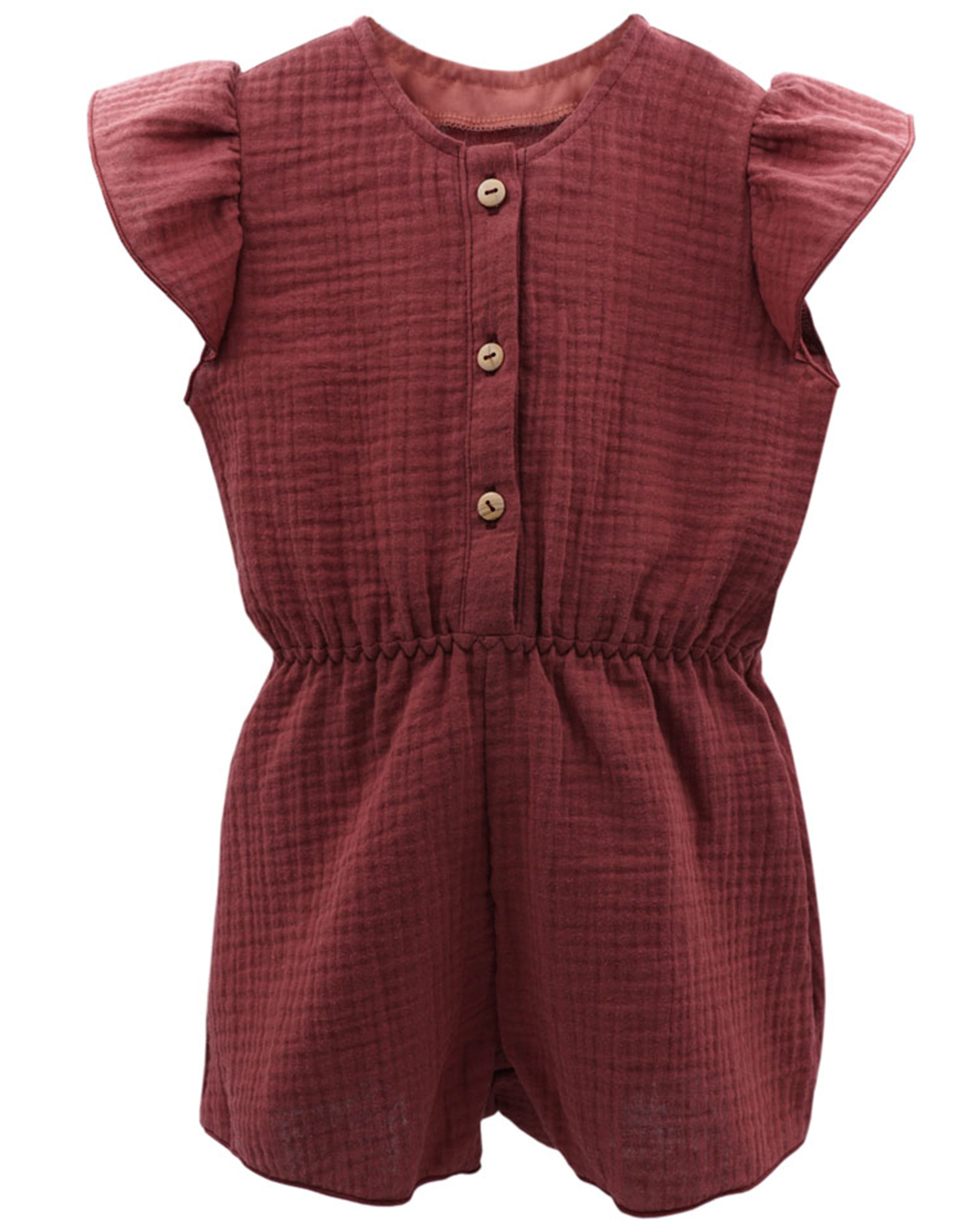 Jumpsuit MUSLIN G in rotbraun