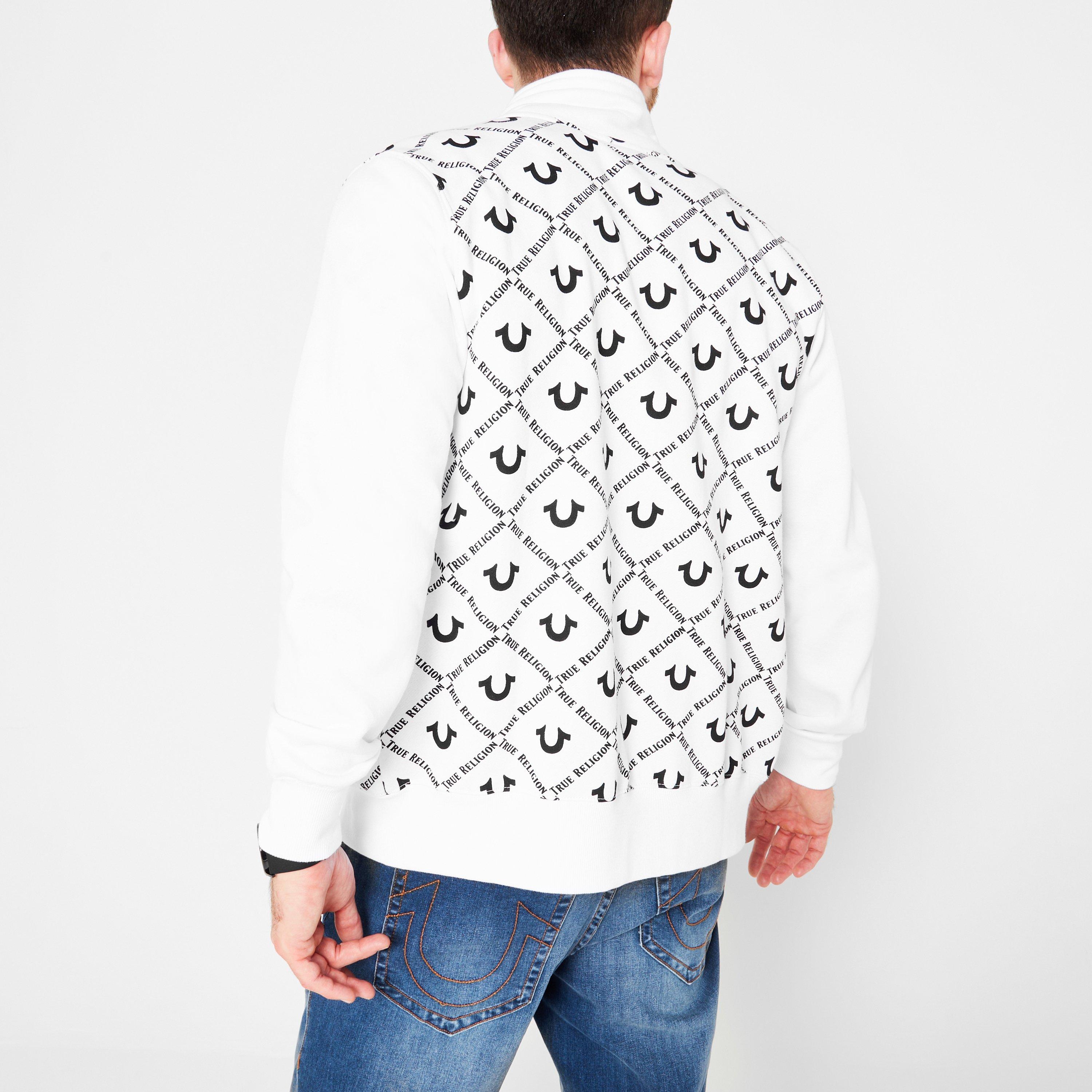 True Religion Track Fleece Top