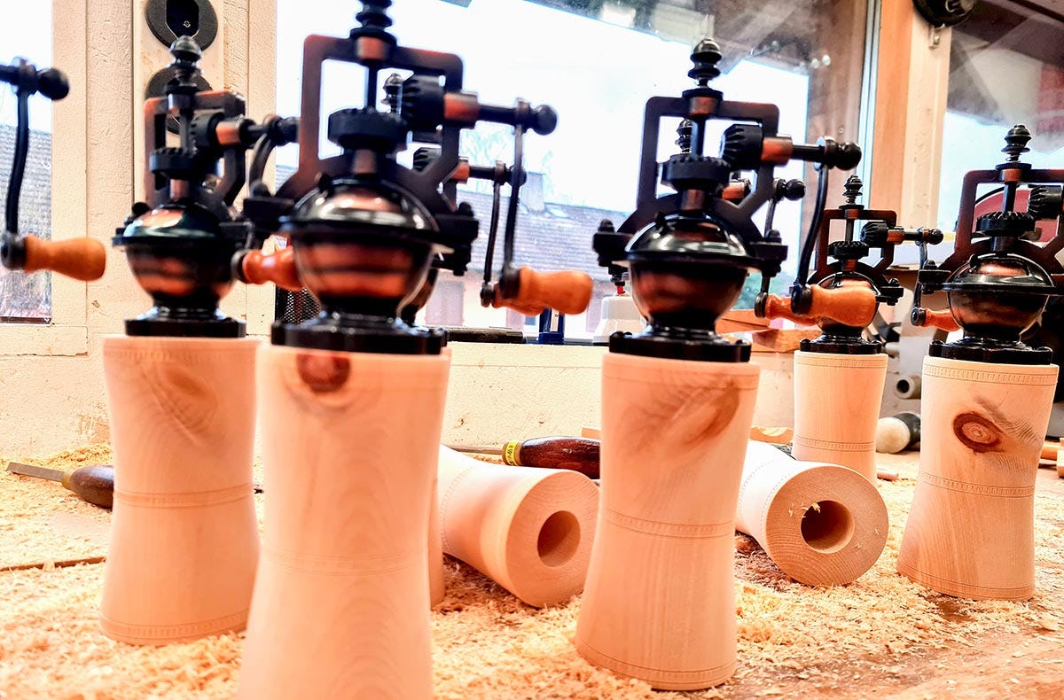 Pfeffermühle drechseln Rheinfelden
