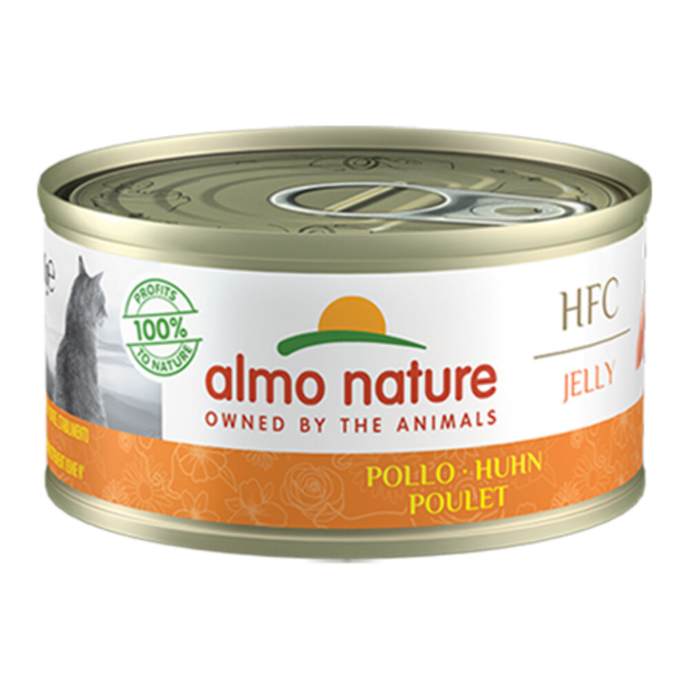 24x Almo Nature HFC Jelly Kattenvoer Nat Kip70 gr