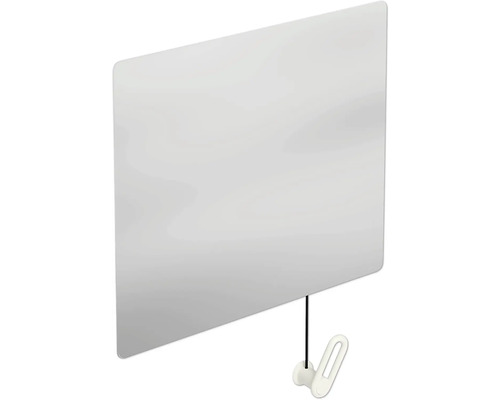 Kristallen spiegel Hewi 801 60 x 54 cm wit