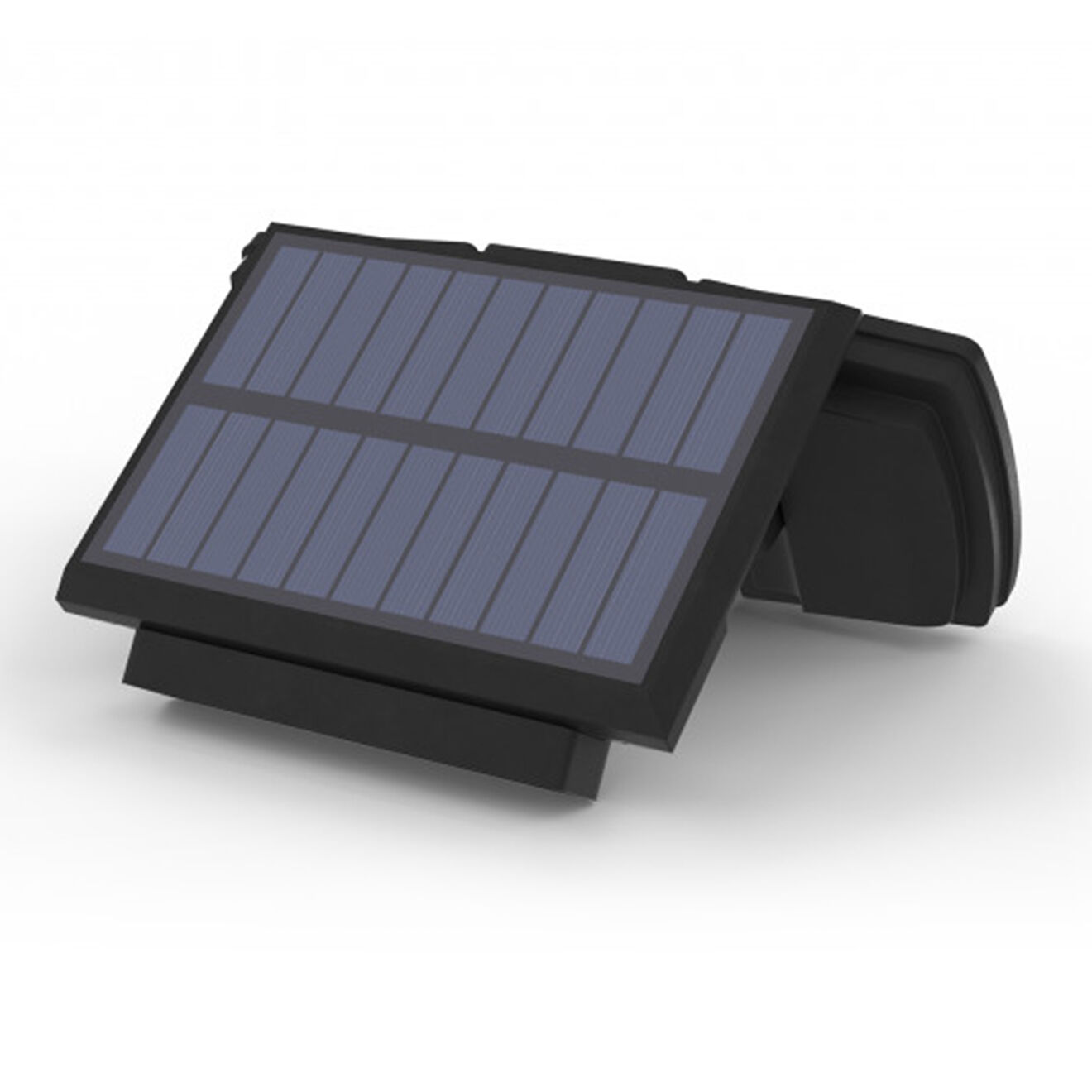 Pratik Garden Applique solaire murale Thunderlight 3 têtes 190 LED noire - 20x13x11 cm