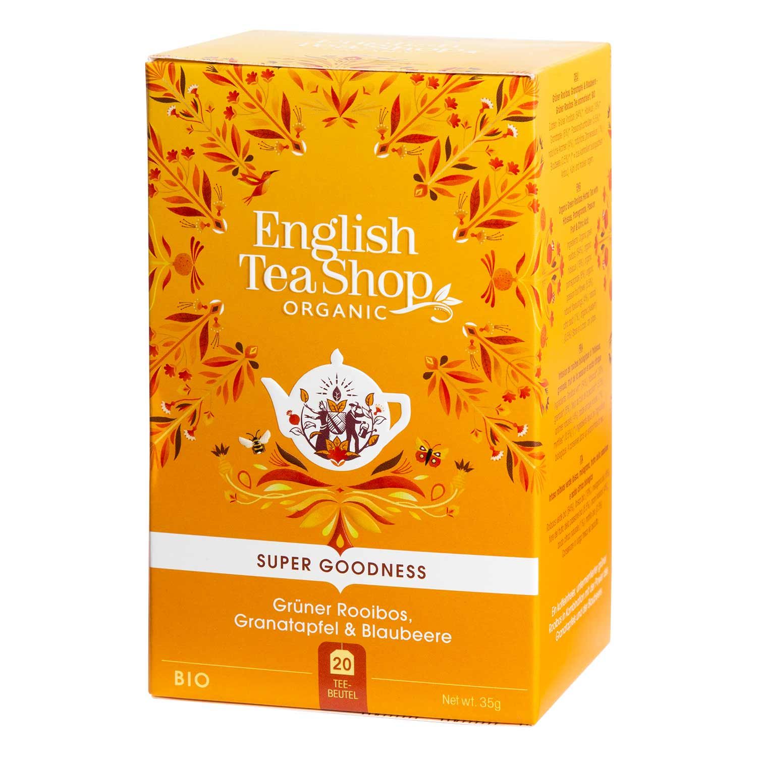 ETS - Grüner Rooibos, Granatapfel & Blaubeere Tee bio