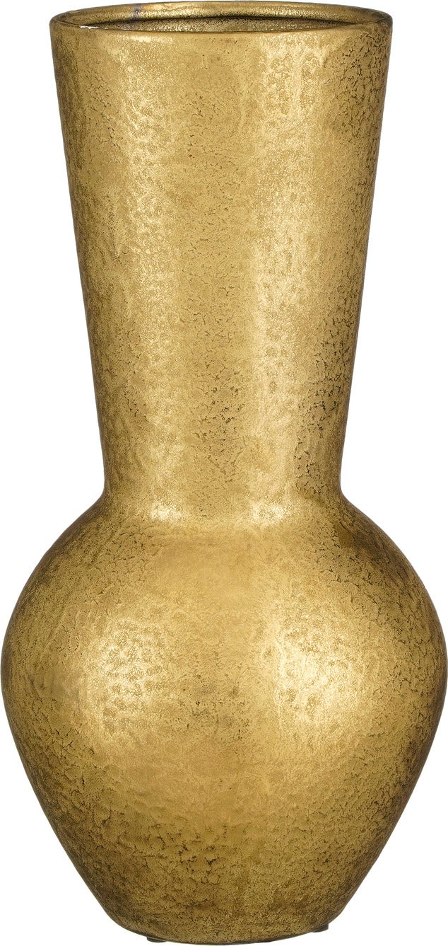 Mica Decorations vaas Lora goud D 23 H 45 cm