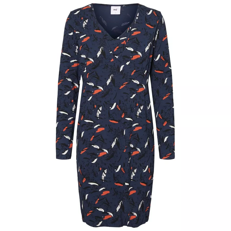 mama;licious Stillkleid MLNILLE Navy Blazer