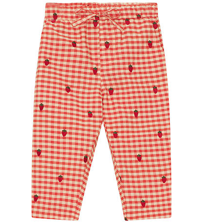 Fl?ss Bukser - Molly - Berry Gingham