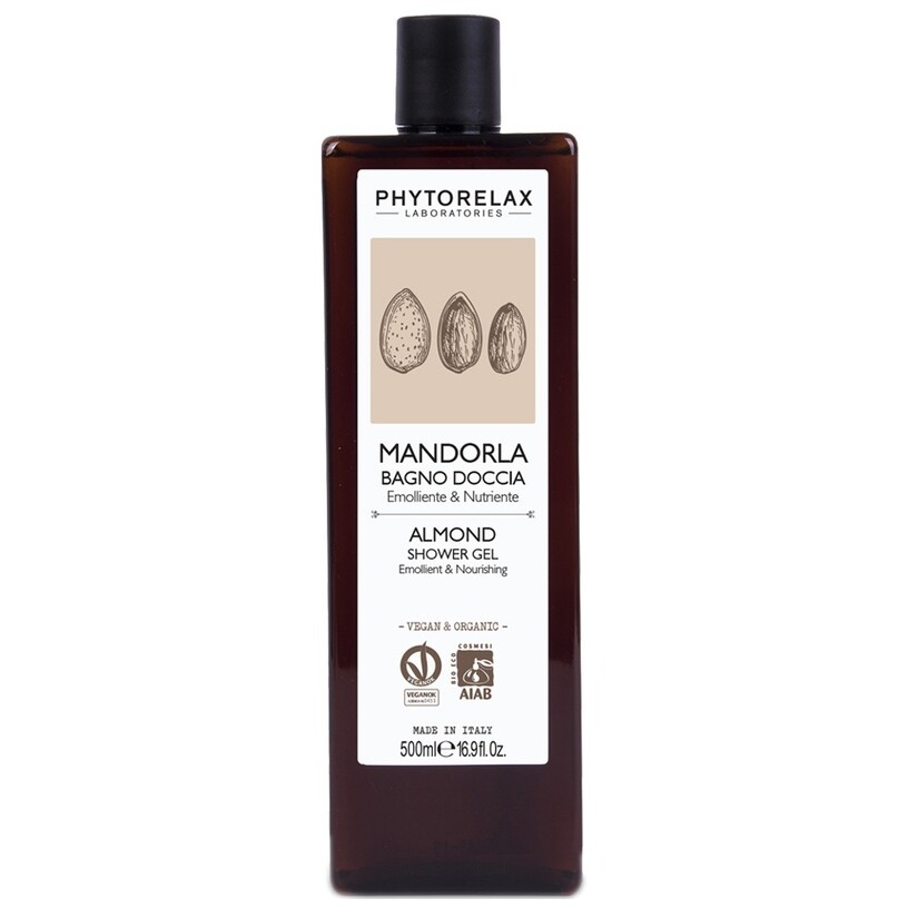 Gel douche nourrissant - Huile d'amande douce - Peaux sèches et déshydratées - 500 ml