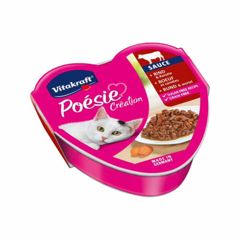 Vitakraft Kattenvoer In Saus Rund - Wortel85 gr
