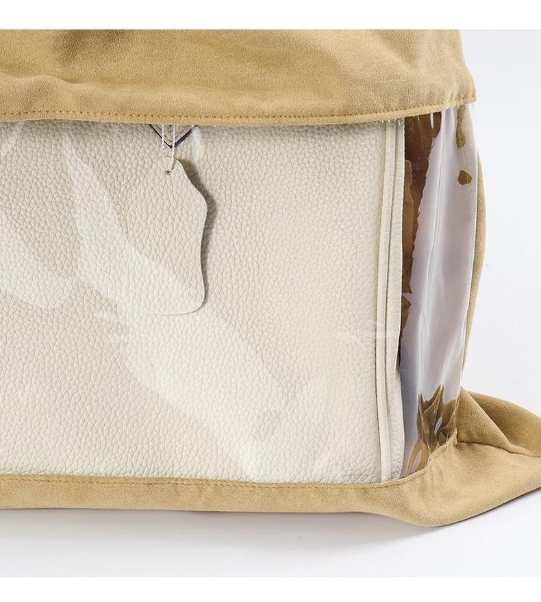 Evorest Bags - Transparante fluwelen handtas met trekkoord en stofhoes (verschillende ontwerpen)